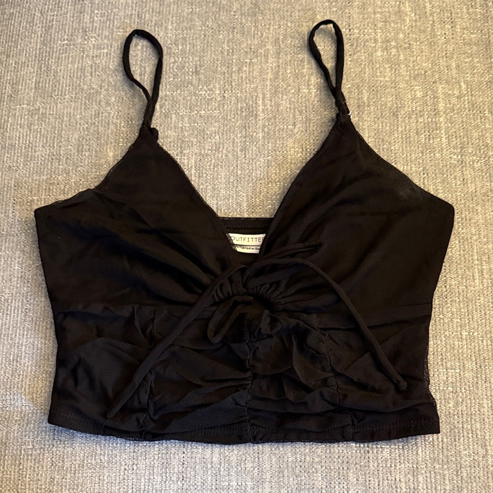 Urban Outfitters Black Women's Crop Top
